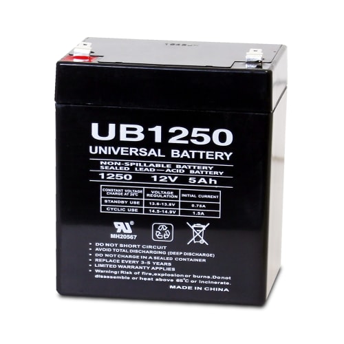 Universal Power Group 12V 5A Sealed Lead Acid Battery